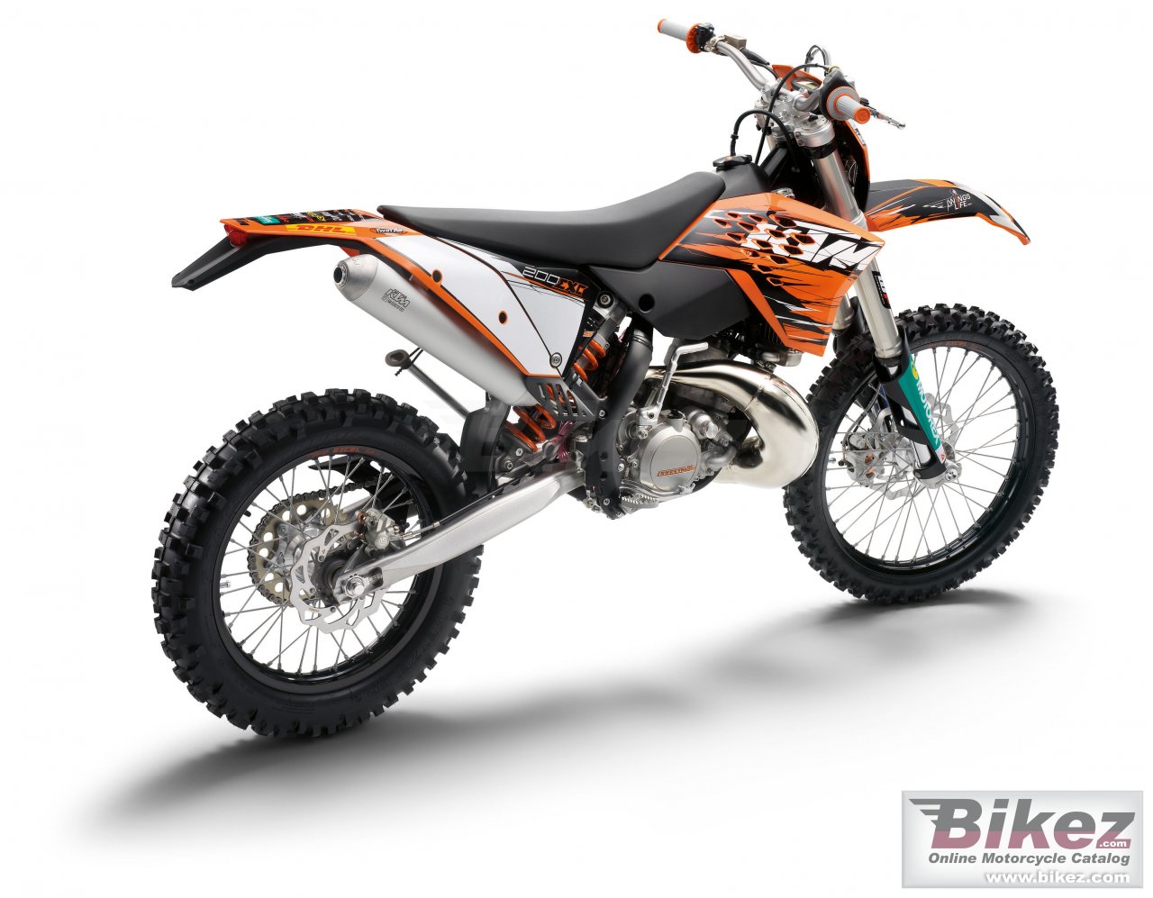 Big KTM 200 exc picture and wallpaper from Bikez.com
